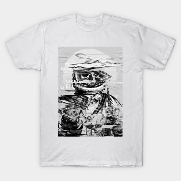 Astro Skull T-Shirt by nicebleed